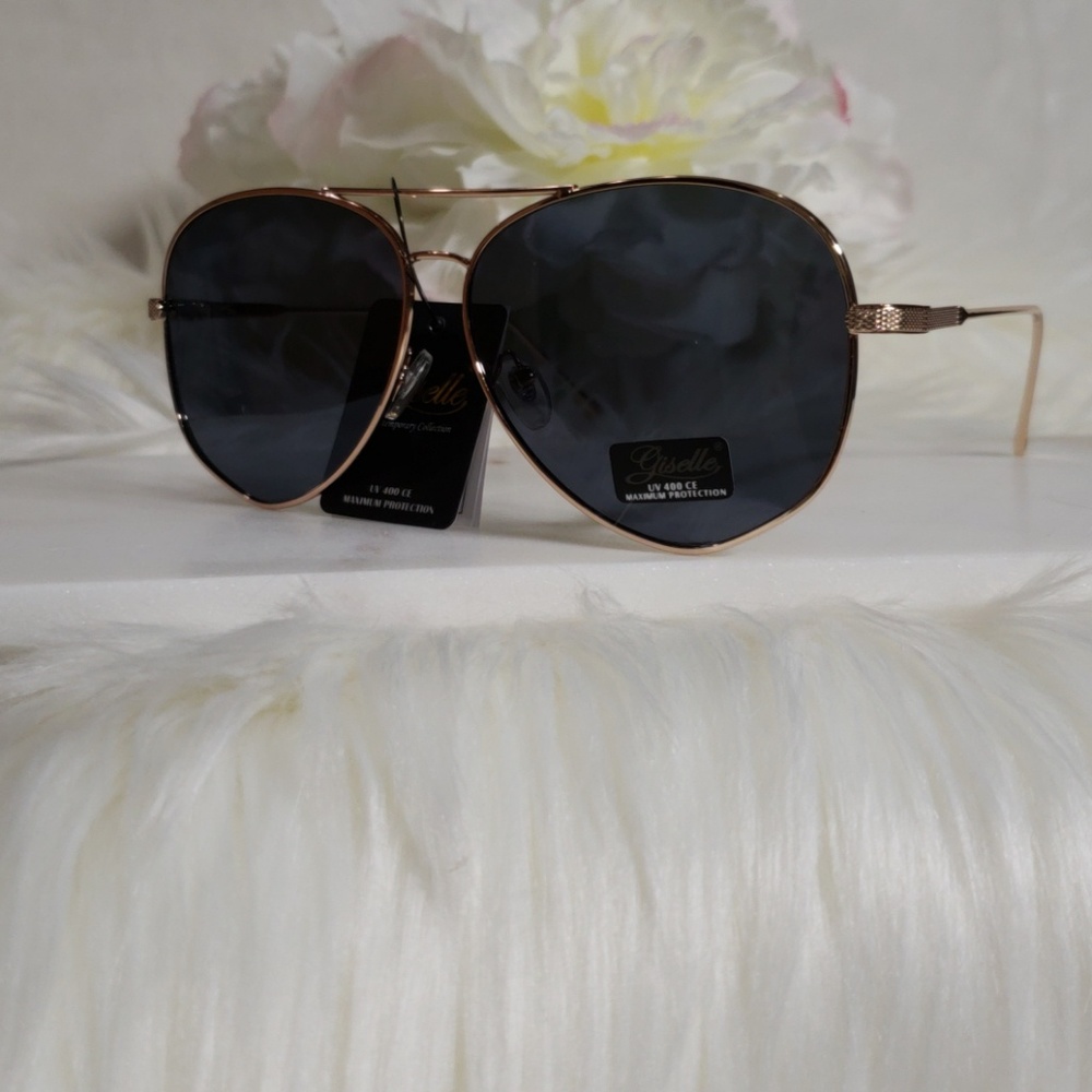 Giselle Avant Ladies Octagonal Polished Aviator